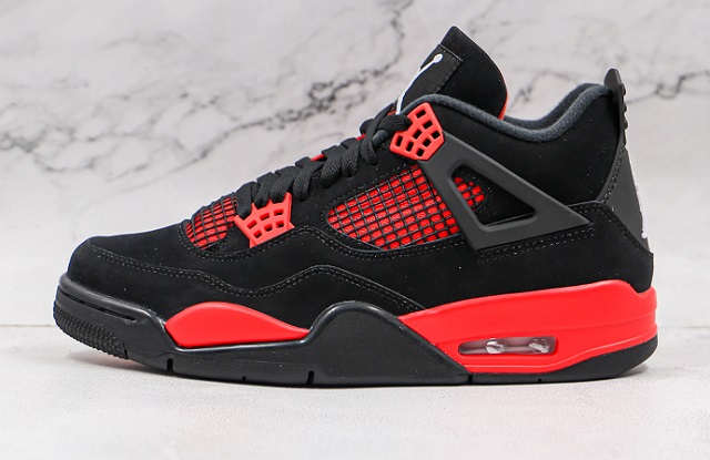 Air Jordan Retro 4 Grade AAA Red Thunder - Click Image to Close